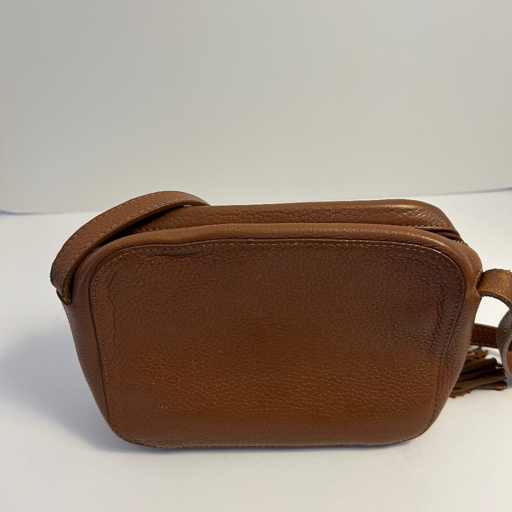 Cuyana Brown Leather Crossbody Bag - Picture 2 of 7